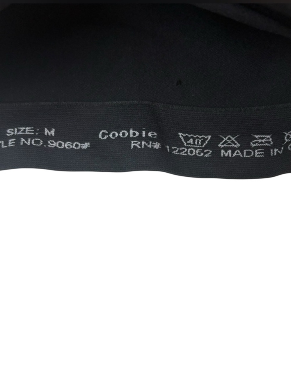 Coobie Seamless Wireless Comfort Bra Black Womens M  Style# 9060 NWT - Picture 4 of 4